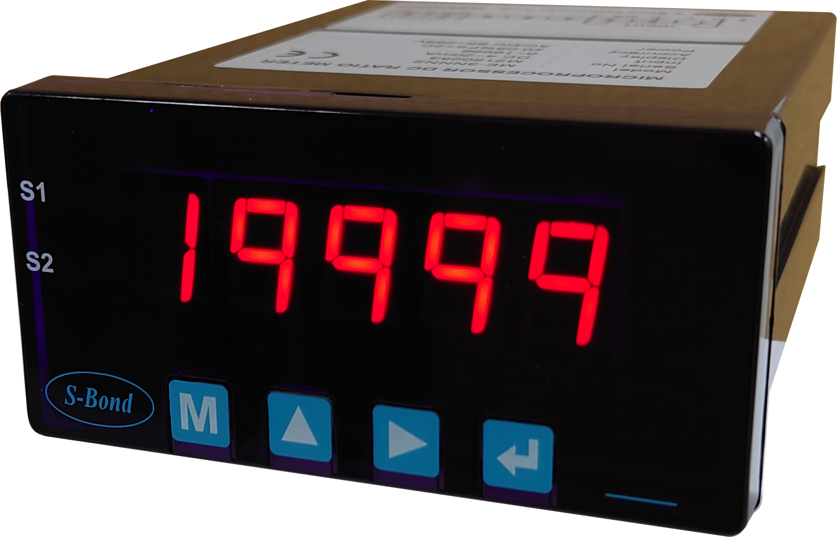UM6R六組輸入白金電阻溫度PT100_短殼數位電錶